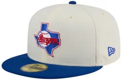 ニューエラ レディース アクセサリー 帽子 New Eradultexas Rangers Blue Cooperstown Evergreen 59Fifty Fitted Hat NoColor ブルー