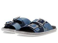 ゲス レディース シューズ サンダル GUESS Funzya Medium Blue Denim Patchwork デニムのサムネイル