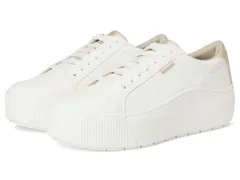 ドクター・ショール レディース シューズ スニーカー プラットフォーム Dr Scholls Time Off Max Platform Sneaker White Gold Faux ホワイト
