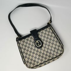 Gucci Blondie GG ショルダーバッグ ブラック スウェード - メルカリ