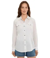 アリアト レディース トップス シャツ Ariat Bianca Western Snap Shirt Cloudancerのサムネイル