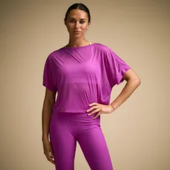 キャリー レディース トップス シャツ CALIA Womens Exhale Crossover Teelectric Orchid