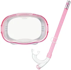 リーフツアラー Reef Tourer マリン スノーケリング2点セット マスク+スノーケル RC9202 ジュニア用 キッズ シュノーケリング マスク フィン ゴーグル 子供 海水浴 海 水遊び  RC9202 CLP クリアライトピンク