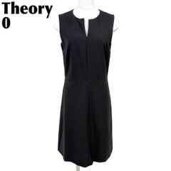 Theory ロングジレ アドミラルクレープ ダブルボタン 近年 M ブラック
