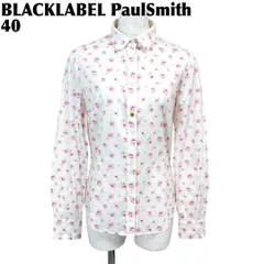 【美品】 Paul Smith 長袖ブラウス 40 オフホワイト×ピンク 小花柄のサムネイル