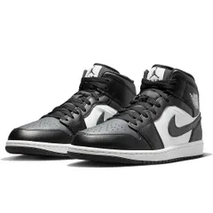 [ナイキ] エア ジョーダン 1 ミッド AIR JORDAN 1 MID ブラック/サミットホワイト/オフノワール DQ8426-010 27.5cm [27.5 cm]