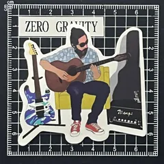 I314　ギター・ロック防水ステッカー ZEROGRAVITY