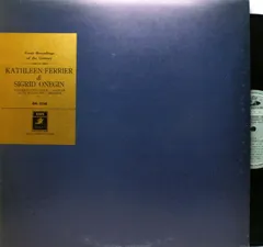 LP GR-2158 キャスリーン・フェリア KATHLEEN FERRIER ジークリット・オネーギン 亡き児を偲ぶ歌 クラシック レコード 2604