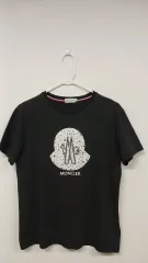 MONCLER モンクレール ブラック ロゴ 半袖 Tシャツ