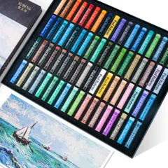 スケッチ、絵画、油絵、着色用 セット プレゼント(72色・72本) お絵描き パステル 鮮やかな色 Pastel Oil ソフトパステル オイルパステル Rubens Paulのサムネイル