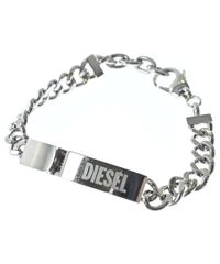 最終値下げ」❗️DIESEL シルバーバングル - メルカリ