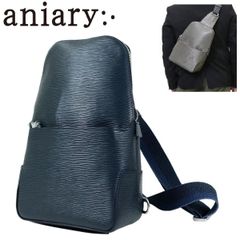 アニアリaniaryボディバッグウェイブレザー16-07000中古ローズホワイト