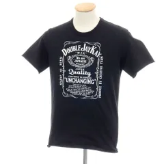 【中古】ダブルジェイケイ wjk コットン クルーネック 半袖Ｔシャツ ブラック【サイズS】【メンズ】
