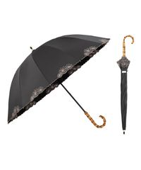 [구 모델] Wpc. 양산 UVO (우보) 장산 / 12K 친골 55cm 여성 자수 플라워 블랙 친골 : 55cm UVO12K-07