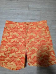 MARK & LONA マークアンドロナ オレンジ カモフラージュ ハーフパンツ
