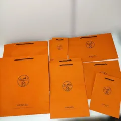 エルメス ショッパー 紙袋 HERMES ブランド袋 ショップ袋 まとめ売り サイズ違い 保存袋 ギフト用 ディスプレイ用 260403-2T