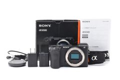 SONY α 6100 【美品】 純正バッテリー2個、シャッター3083 元箱付