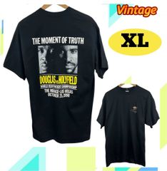 Vintage ヴィンテージ ダグラス対ホリフィールド 真実の瞬間 Tシャツ 