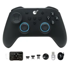 GuliKit TT Max コントローラー TMRテンション調節可能スティック ワイヤレス/有線  PC/Switch/Switch 2/Android/ios対応 マクロループ Turbo連射 Switch1& 2スリープ解除 背面ボタン付き 6軸ジャイロ