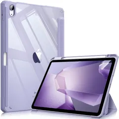 11インチ ケース M4 (2026) / Air M3 (2025 第7世代) / M2 (2024 第6世代) / Air iPad 5/4 ケース 2022/2020 10.9 インチ 透明バックカバー Apple Pencil 収納可能 Fintie