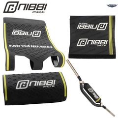 NIBBI モーターサイクル 170mm スクエアハンドルクロスバーパッド 230mm ラウンドハンドルバーパッド 7/8インチ モトクロス ATV ダートピッ