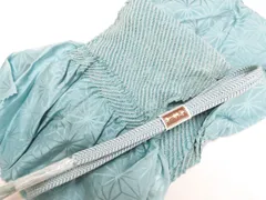 【一輝堂】和装小物 帯締め帯揚げセット  平組 中抜き絞り 帯締 帯揚美品 26w04-5194