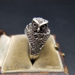 dog state アニマルリング 梟 Horned Owl Ring - メルカリ