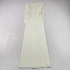 大きいサイズ 】 プリーツプリーズ セットアップ パンツ 白 長袖 