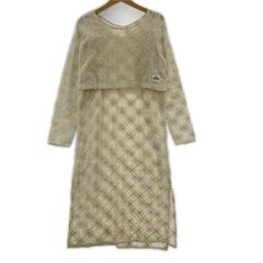 マカフィー ロングカーディガン MACPHEE(マカフィー）TOMORROWLAND (トゥモローランド) リネンフロント