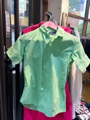 ポロ ラルフローレン グリーン CHECK 半袖 シャツ