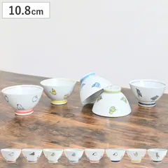 茶碗 corottori ブンチョウ セキセイインコ シマエナガ オカメインコ ハシビロコウ 飯碗 （ 10.8cm 食洗機対応 電子レンジ対応 陶磁器（波佐見焼） お茶碗 茶わん ごはん 食器 スタッキング可能 日本製 )のサムネイル