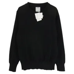 VISVIM ビズビム 17SS 0117105015005 フランス製 CREWNECK SWEATER R FR クルーネック セーター ウール100％ ブラック系 2【中古】のサムネイル