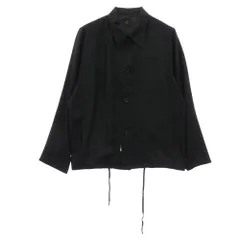 ato アトウ 24SS AM24A-S01 SLUB YARN SHIRTS-BLOUSON スラブ ヤーン シャツ ブルゾン ジャケット ブラック系 48【中古】のサムネイル