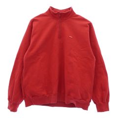 Supreme】Small Box Half Zip Red 25SS - メルカリ