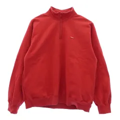 Supreme シュプリーム Small Box HalfZip Pullover スモールボックスロゴ ハーフジップ プルオーバー スウェット レッド系 M【中古】のサムネイル