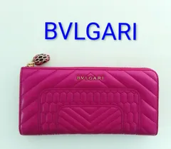 美品 ブルガリ 長財布 セルペンティ レザー 蛇 キルティングBVLGARI ☆美品☆BVLGARI パイソン 長財布☆セルペンティ 【公式通販】