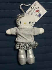 (新品) シルバー ロングダリ hello kitty(ハローキティ) キーホルダー
