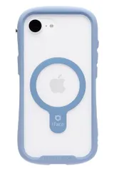 iFace Reflection iPhone 17e/16e ケース MagSafe 対応 MagSynq クリア 強化ガラス(ペールブルー)【 アイフェイス アイフォン17e 16e 用 magsafe マグセーフ スマホケース ipho ec3ce789