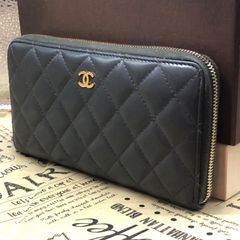 シャネル 長財布 マトラッセ ラウンド 黒 SV金具 15番台 - メルカリ