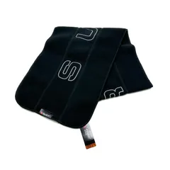 【楠本質店/元住吉】未使用品　シュプリーム　SUPREME　ポーラテック　Polartec　マフラー　ロゴ　スカーフ　サイズ：約 136cm x 26cm　カラー：ブラック x ホワイトのサムネイル
