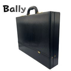 廃盤 極美品 BALLY バリー アタッシュケース ダイヤルロック ビジネス 未使用】BALLY バリー レザー アタッシュケース ダイヤルロック 黒