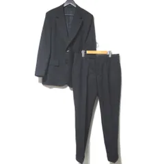 美品 24AW Paul Smith ポールスミス 裏地総柄 ステッチディテール テーラードジャケット+スラックスパンツ スーツ サイズL2 ブラック メンズ 古着 中古 USED