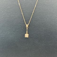 K18 パドロックモチーフ ネックレス 40cm - メルカリ