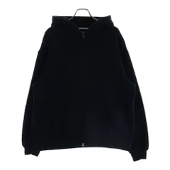 ALEXANDER WANG (アレキサンダーワン) PUFF LOGO ZIP UP HOODIE ロゴジップアップフーディー ブラックのサムネイル