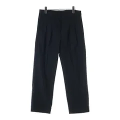 MONCLER (モンクレール) 24SS PANTALONE SPORTIVO パンタローネ スポルティーボ 2タック ボタンフライ ウール ポリエステル スラックスパンツ ブラック J109P2A00005 57695のサムネイル