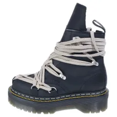 Dr.Martens (ドクターマーチン) ×Rick Owens 1460 Quad Sole Mega Lace Boot リックオウエンス メガレースブーツ ブラック UK5 DW02E6812 8001のサムネイル
