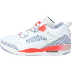 NIKE (ナイキ) ×PSG JORDAN SPIZIKE LOW パリサンジェルマン ジョーダン スパイジーク ローカットスニーカー ホワイト/オレンジ US10.5/28.5cm HF8827-100