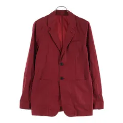 YVES SAINT LAURENT (イヴサンローラン) コットン 2B テーラードジャケット レッドのサムネイル