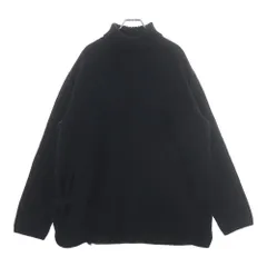 Yohji Yamamoto POUR HOMME (ヨウジヤマモト プールオム) 23AW SIDE STRING DETAIL TURTLENECK タートルネック ニット セーター HJ-K06-193 ブラックのサムネイル