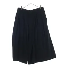 Yohji Yamamoto POUR HOMME (ヨウジヤマモト プールオム) タキシード ワイドタックハーフパンツ ワイドショートパンツ ブラック HN-P59-500のサムネイル